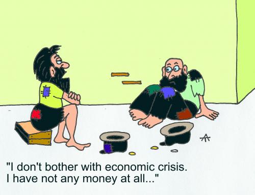 Cartoon: Economic Crisis (medium) by Alexei Talimonov tagged world,economics,financial,crisis