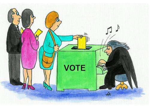 Cartoon: Elections (medium) by Alexei Talimonov tagged elections