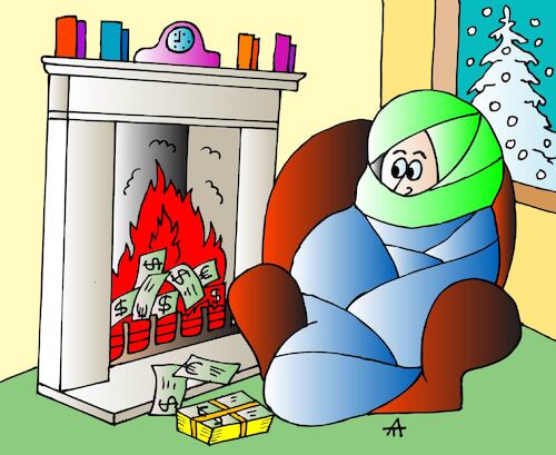 Cartoon: Energy Crisis (medium) by Alexei Talimonov tagged energy,crisis