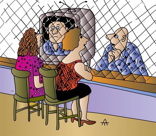 Cartoon: In Prison (medium) by Alexei Talimonov tagged prison,jail