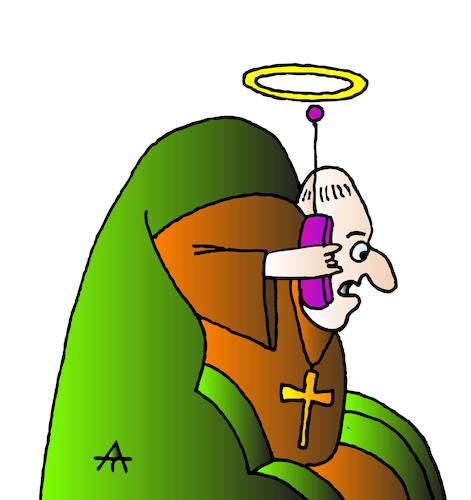 Cartoon: Monk (medium) by Alexei Talimonov tagged monk