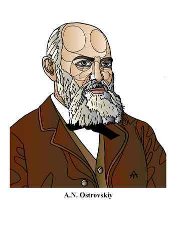 Cartoon: Ostrovskiy (medium) by Alexei Talimonov tagged ostrovskiy
