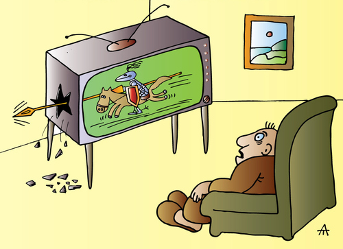 Cartoon: TV (medium) by Alexei Talimonov tagged tv