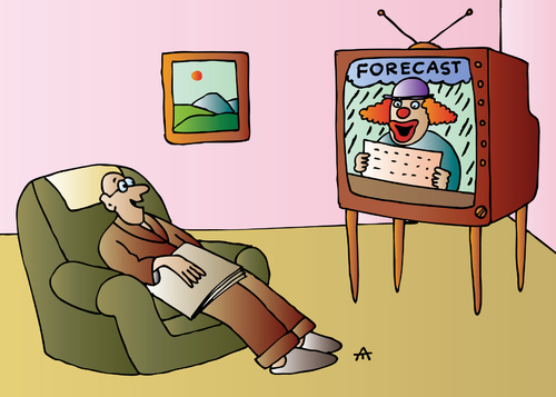 Cartoon: Weather Forecast (medium) by Alexei Talimonov tagged weather,forecast