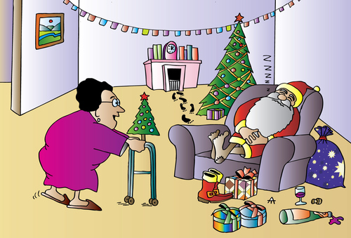 Cartoon: Xmas (medium) by Alexei Talimonov tagged xmas