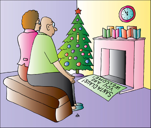 Cartoon: Xmas (medium) by Alexei Talimonov tagged xmas,christmas