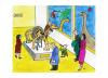 Cartoon: Archeological Museum (small) by Alexei Talimonov tagged archeology museum prehistorical