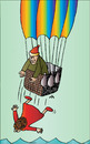 Cartoon: Baloon and woman (small) by Alexei Talimonov tagged baloon,woman