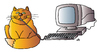 Cartoon: Cat and Mouse (small) by Alexei Talimonov tagged cat,mouse