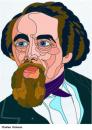 Cartoon: Charles Dickens (small) by Alexei Talimonov tagged author,literature,books,charles,dickens