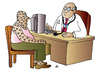 Cartoon: Doctor and Patient (small) by Alexei Talimonov tagged doctor,paitient