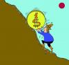 Cartoon: Dollars (small) by Alexei Talimonov tagged dollars money financial crisis