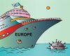 Cartoon: Europe and World Crisis (small) by Alexei Talimonov tagged world,crisis,europe