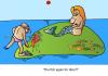 Cartoon: Fish Again (small) by Alexei Talimonov tagged fish island mermaid