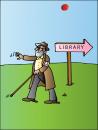 Cartoon: Library (small) by Alexei Talimonov tagged library,books,literature