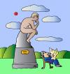 Cartoon: Sculptures (small) by Alexei Talimonov tagged philosophy,sculpture,newspaper