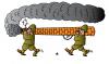 Cartoon: Smog Attack (small) by Alexei Talimonov tagged smog,attack,soldiers,military