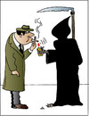 Cartoon: Smoke (small) by Alexei Talimonov tagged smoke,cigarettes