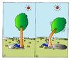 Cartoon: Tree (small) by Alexei Talimonov tagged trees