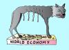 Cartoon: World Economy (small) by Alexei Talimonov tagged world,economy,financial,crisis