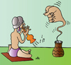 Cartoon: Yoga (small) by Alexei Talimonov tagged yoga