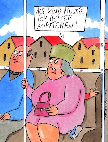 Cartoon: aufstehen (medium) by Peter Thulke tagged kinder,erziehung,kinder,erziehung