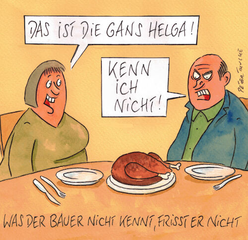 Cartoon: bauer (medium) by Peter Thulke tagged essen,essen