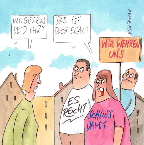 Cartoon: egal (medium) by Peter Thulke tagged egal,egal