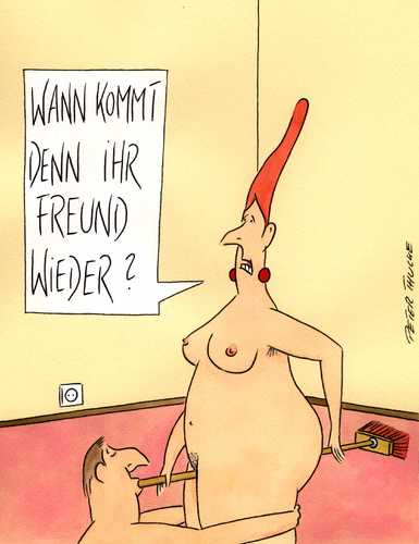 Cartoon: freund (medium) by Peter Thulke tagged freund,freund