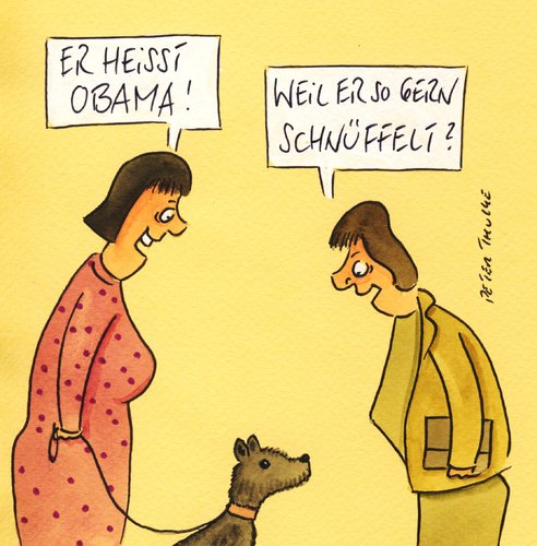 Cartoon: schnüffeln (medium) by Peter Thulke tagged nsa,usa,nsa,usa