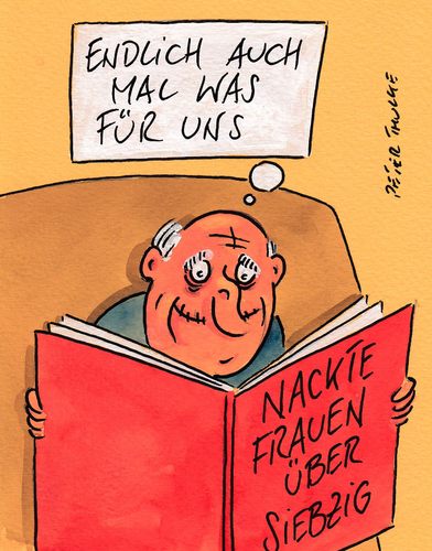 Cartoon: siebzig (medium) by Peter Thulke tagged alter,erotik