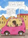 Cartoon: ampel (small) by Peter Thulke tagged smartphone,frau,handy,auto