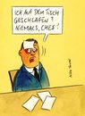 Cartoon: geschlafen (small) by Peter Thulke tagged büro,schlaf