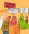Cartoon: kunst ausstellung (small) by Peter Thulke tagged kunst