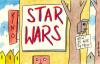 Cartoon: star wars (small) by Peter Thulke tagged kino film