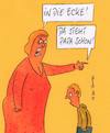 Cartoon: strafe (small) by Peter Thulke tagged familie