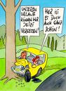 Cartoon: urlaub (small) by Peter Thulke tagged urlaub,auto