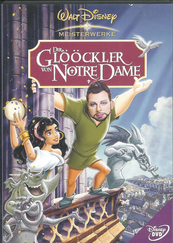 Cartoon: Der Glööckler von Notre Dame (medium) by ChrisCross tagged film,harald,glööckler,der,glöckner,von,notre,dame
