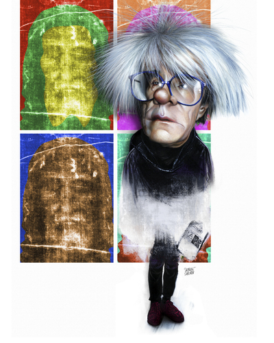 Cartoon: Andy Warhol (medium) by achille tagged andy,warhol