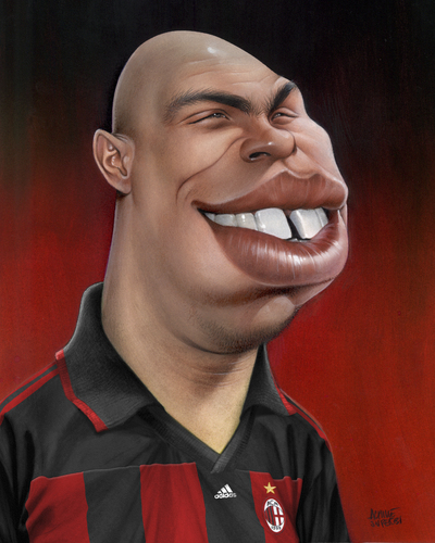 Cartoon: Ronaldo (medium) by achille tagged ronaldo,karikatur,portrait,fußball,spieler,sport