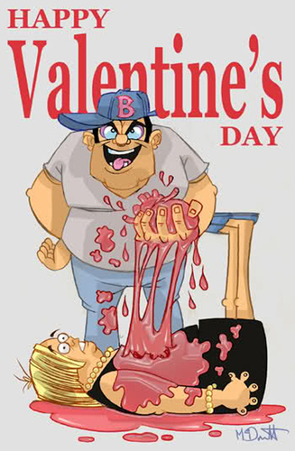 Cartoon: Happy Valentines Day (medium) by Cartoons and Illustrations by Jim McDermott tagged holidays,heart,love,happyvalentinesday