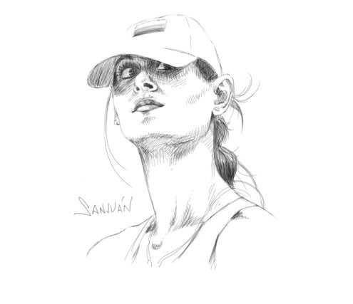 Cartoon: Isinvayeva (medium) by sanjuan tagged woman,sport,sexy