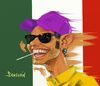 Cartoon: Valentino Rossi (small) by sanjuan tagged valentino rossi thedoctor ildottore