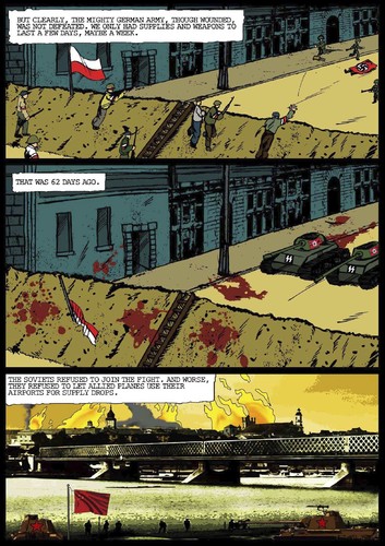 Cartoon: ARMIA KRAJOWA 1944 Page1-4 (medium) by sebtahu4 tagged armia,krajowa,1944,warsaw,war,freedom