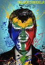 Cartoon: Nelson Mandela (small) by sebtahu4 tagged nelson,mandela,portrait