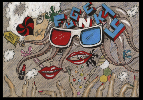 Cartoon: get funky (medium) by Suat Serkan Celmeli tagged ask