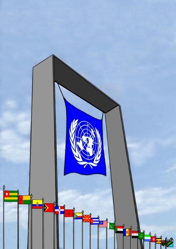 Cartoon: UN-2 (medium) by ugur demir tagged mm