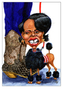 Cartoon: condoleeza    RIce (small) by jean gouders cartoons tagged foreign,affairs,jean,gouders