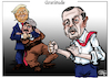 Cartoon: Gratitude (small) by jean gouders cartoons tagged trump,erdogan,syria,kurds