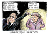 Cartoon: Unmerkliche Reaktion (small) by Marczky tagged spionage,wanze,angela,merkel,bnd,bundes,nachrichten,dienst,nsa,abhörskandal,prism